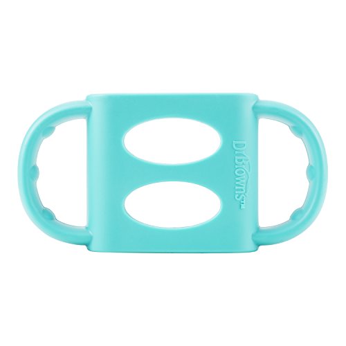 Product Cover Dr. Brown's 100% Silicone Standard-Neck Baby Bottle Handles, Turquoise