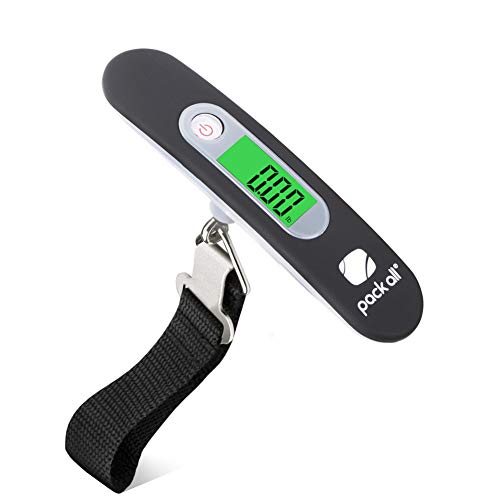 Product Cover pack all Digital Luggage Scale, Travel Luggage Weight Scale with Backlit LCD Display, 88 lbs, Battery Included