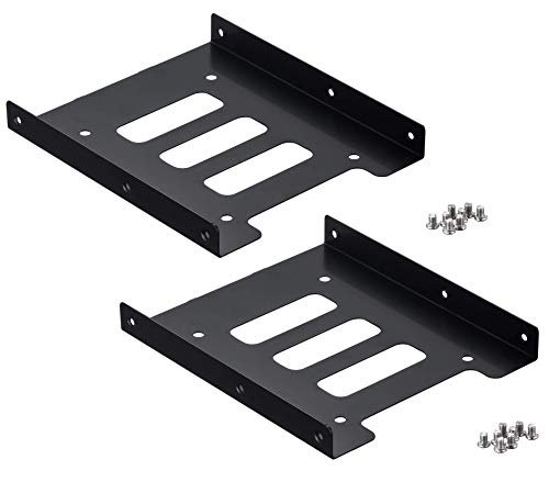 Product Cover Ruaeoda SSD Mounting Bracket 2.5 to 3.5 Adapter 2 Pack, SSD Bracket SSD Tray Adapter 2.5