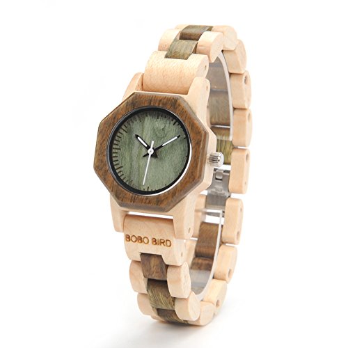 Product Cover M25 Wooden Womens Watches Analog Quartz Wrist Watch Full Wood Band Wood Watch for Women