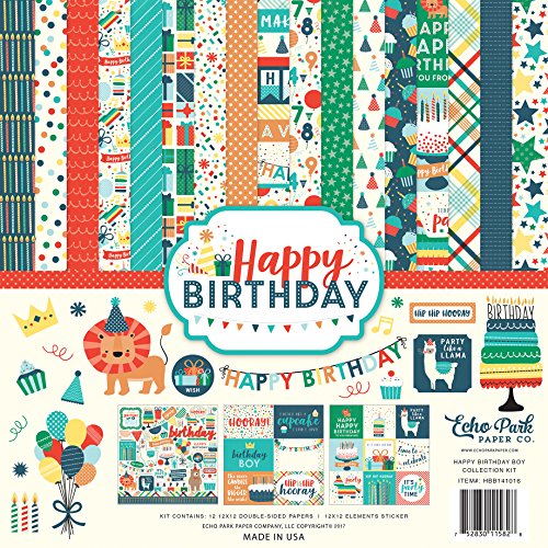 Product Cover Echo Park Paper Company Happy Birthday Boy Collection Kit