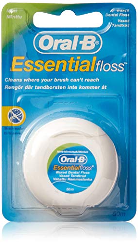 Product Cover Oral-B Mint Essential Floss | Waxed Dental Floss (Pack of 6)
