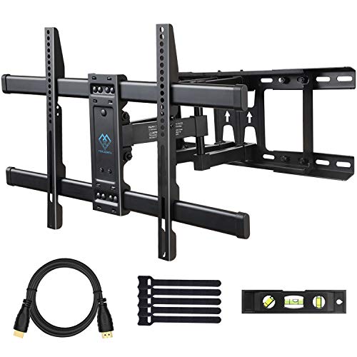 Product Cover PERLESMITH Full Motion TV Wall Mount for Most 37-70 Inch TVs up to 132lbs - Fits 16