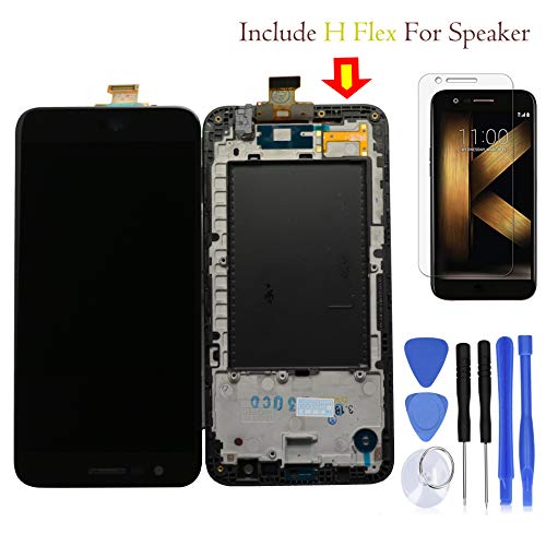 Product Cover Eaglewireless Best Quality Compatible K20 PLUS Full LCD Assembly With Touch Screen Digitizer and LCD Pre-installed Replacement With Frame Housing For LG K20 Plus T-Mobile TP260 MP260 / Verizon-VS501