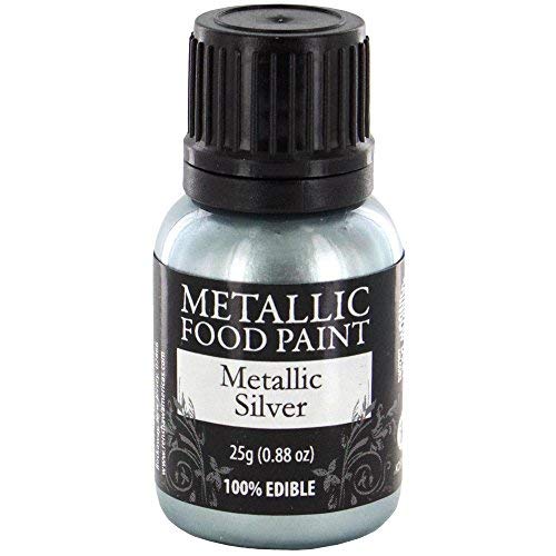 Product Cover Renshaw Rainbow Dust Metallic Silver Food Paint, 0.88 oz