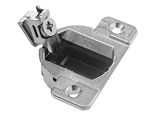 Product Cover Blum 33.3600x15S 33.3600 Compact 33 Screw on 110 Degree Opening Face Frame Hinge, Zinc Die-Cast (Pack of 15 with Screws), Nickel Finish