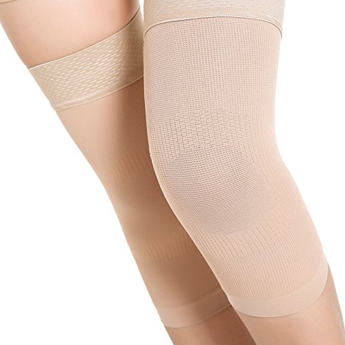 Product Cover Spotbrace Medical Compression Knee Support, Knee Brace Sleeve, Non-Slip Knee Brace for Arthritis, Meniscus Tear ACL, MCL,Joint Pain Recovery, Running, Sports,Injury Recovery Nude, 1 Pair XL