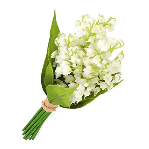 Product Cover Floristrywarehouse Artificial Lily of The Valley Bundle White 10 Inches