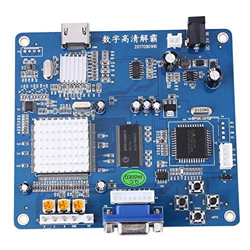 Product Cover Atomic Market VGA/RGB/CGA/EGA/YUV to HDMI Video Output Converter Board HD for Arcade Blue