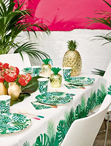 Product Cover Talking Tables Fiesta Party Supplies | Fiesta Paper Table Cloth | Great For Jungle Themed Party, Luau Party, Hawaiian Party, Baby Shower And Birthday Decorations