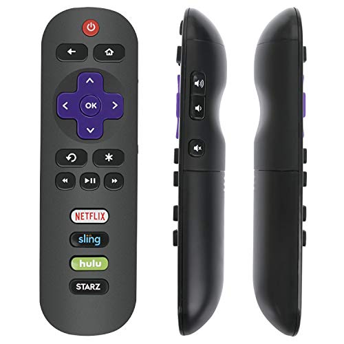 Product Cover New Remote Control fit for TCL Roku TV 4K Smart TV RC280 43S425 49S405 55S405 65S405 55S517 49S517 43S517 49S515 43S515 55S515 65S515 75S515 with Netflix Sling Hulu Starz 2017 2018 Model 4 5 Serie