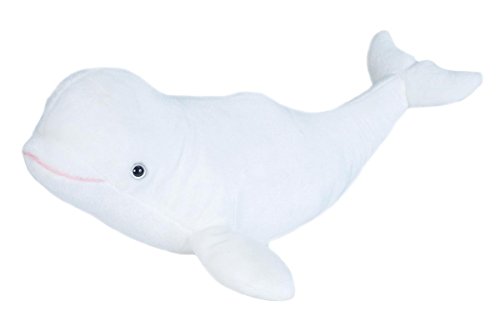 Product Cover Wild Republic Beluga Whale Plush, Stuffed Animal, Plush Toy, Gifts for Kids, Cuddlekins, 21 inches