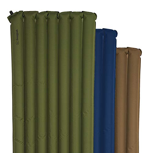 Product Cover Snugpak Basecamp Ops Air Mat with Built in Foot Pump and Non-Slip Bottom, Olive