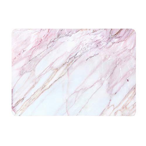 Product Cover Pink Marble MacBook Pro 15 inch Case (A1990/A1707, 2016-2019 Release), Soft-Touch Matte Plastic Hard Protective Case Cover Compatible Newest MacBook Pro 15 inch with Touch Bar and Touch ID