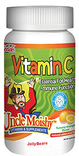 Product Cover Uncle Moishy Vitamin C with Echinacea 120 Yummy Orange Flavor Jelly Bears