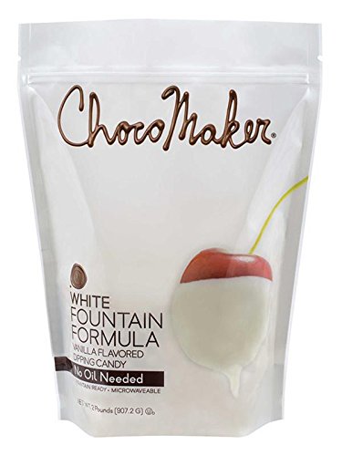 Product Cover White Vanilla Flavored Fondue Dipping Chocolate Fountain Formula, 2 lb Bag