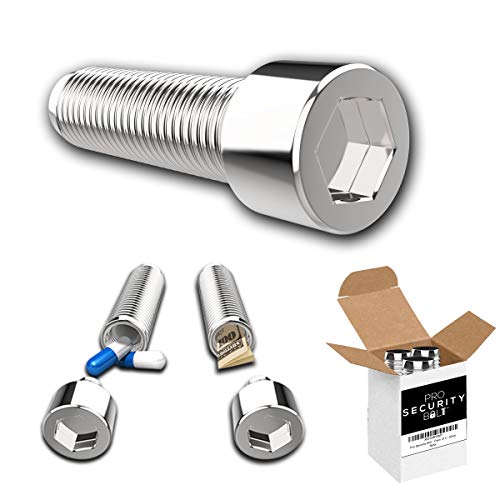 Product Cover Pro Security Bolt (3 Pack) - 2020 Improved - Premium Clever Diversion Safe Lock Box - Alloy Metal Stash Hidden Security - Hidden Contents Secret Container - Fire Safe - Easter, Christmas - Warranty