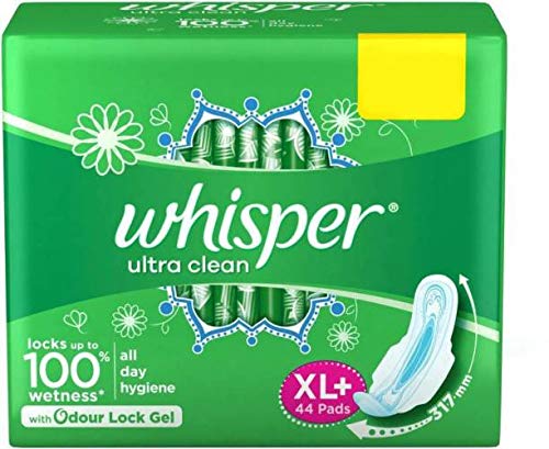 Product Cover Whisper Ultra Sanitary Pads - 44 Count (Extra Large)