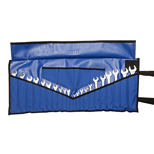 Product Cover Bull Tools Wrench & Tool Roll 22+4 pocket 100% Dyed 15 Oz. Cotton Duck Canvas (1 Piece, Blue)