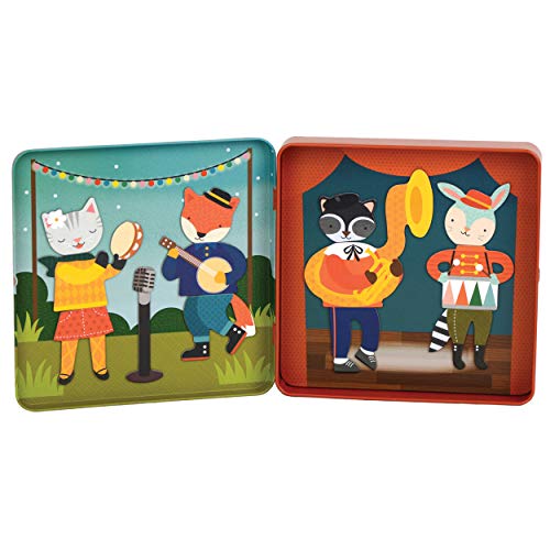Product Cover Petit Collage Mix and Match Magnetic Tin Animal Band