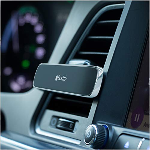Product Cover Bestrix Magnetic Phone Holder for Car Air Vent, Super Strong Magnet, Elegant & Luxury Design Compatible with All Smartphones & Mini Tablets