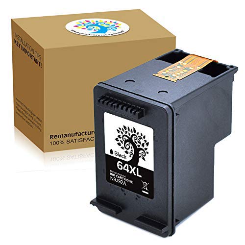 Product Cover H&BO Remanufactured 64XL 64 XL Ink Cartridge High Yield for HP ENVY Photo 6255 7155 7855 6252 6258 7158 7164 7858 7864 6220 6230 6232 7120 7130 7132 7820 7830 HP ENVY 5542 Printer(1Black)