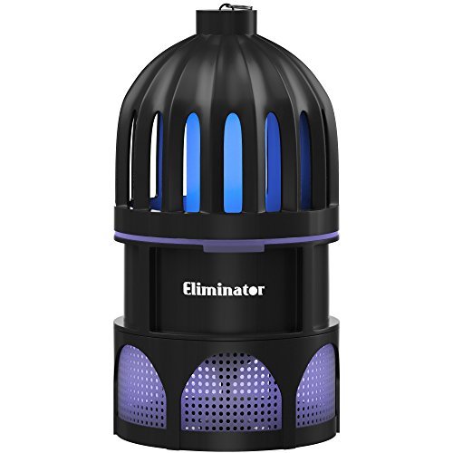 Product Cover Eliminator Robust Indoor Mosquito and Fly Trap with Bright LED UV Light Attracter and Fan / Get Rid of All Mosquitoes and Flies - Mosquito Catcher and Killer for Residential and Commercial Use