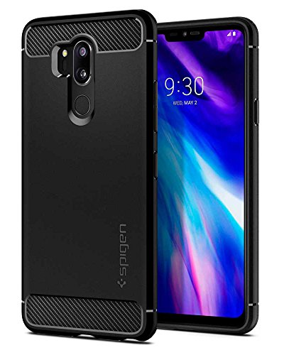 Product Cover Spigen Rugged Armor Designed for LG G7 ThinQ Case (2018) - Black