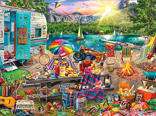 Product Cover Buffalo Games - Aimee Stewart - The Family Campsite - 1000 Piece Jigsaw Puzzle