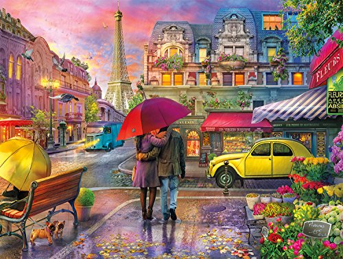 Product Cover Buffalo Games - Cities in Color - Raining in Paris - 750 Piece Jigsaw Puzzle