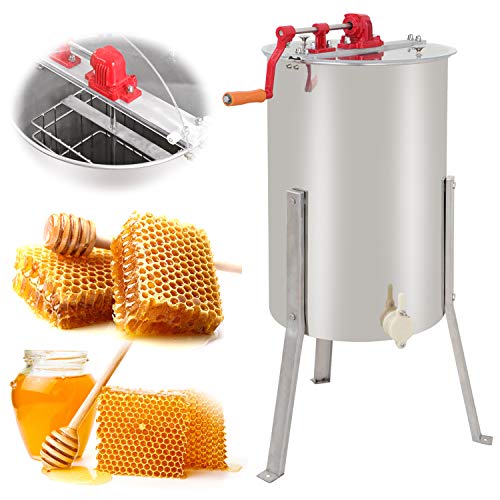 Product Cover SUPER DEAL Pro 2 Frame Stainless Steel Honey Extractor Beekeeping Equipment Honeycomb Drum Bee Honey Harvest