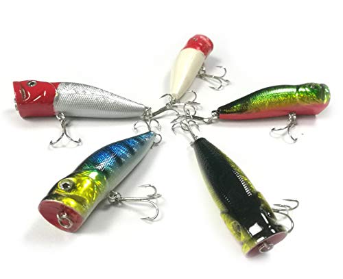 Product Cover LENPABY 5pcs Deep Diving Crankbait Fishing Lures for Pike & Bass & Salmon Walleye 7cm/2.75