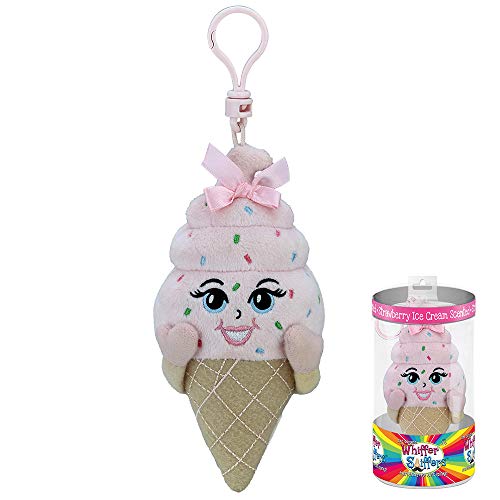 Product Cover Whiffer Sniffers Shirley Cone Strawberry Ice Cream Scented Backpack Clip, 5
