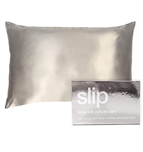 Product Cover SLIP Queen Silk Pillowcase, Silver - Slipsilk Pure Mulberry 22 Momme Silk Pillow Case