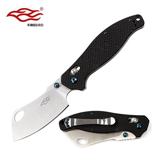 Product Cover Folding Knife F7551 GANZO Firebird Pocket Folding Hunting Knife Carbon Fiber Handle SS Blade (Black)