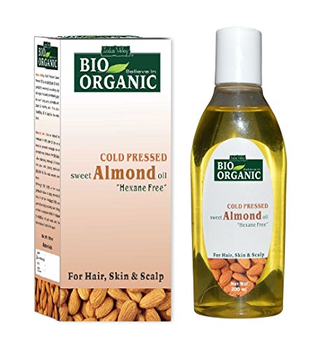Product Cover Indus Valley Remedies Pure, Natural ColdPressed Sweet Almond Oil for Hair & Skin (No Mineral Oil & Sulphate) 200ml