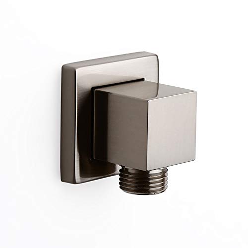 Product Cover JiaYouJia Solid Brass Square Shower Wall Supply Elbow for Hand Shower in Brushed Nickel