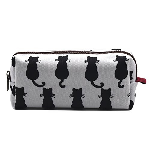Product Cover Black Cat Pencil Case Pouch Teacher Gift Gadget Bag Make Up Case Cosmetic Bag
