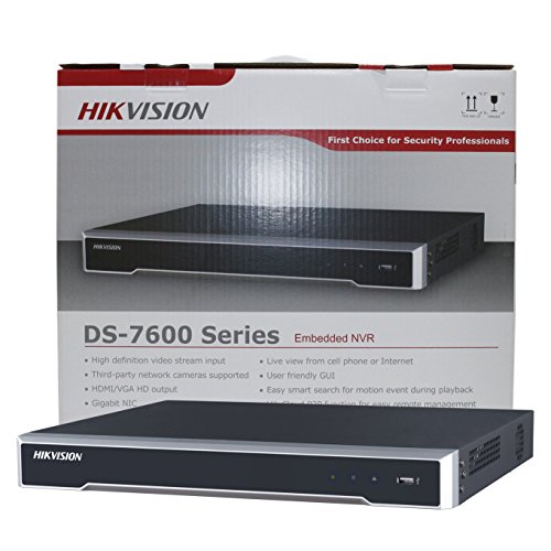 Product Cover HIKVISION H.265 8-Channel PoE 4K Network Video Recorder NVR, Embedded Plug & Play - DS-7608NI-K2/8P