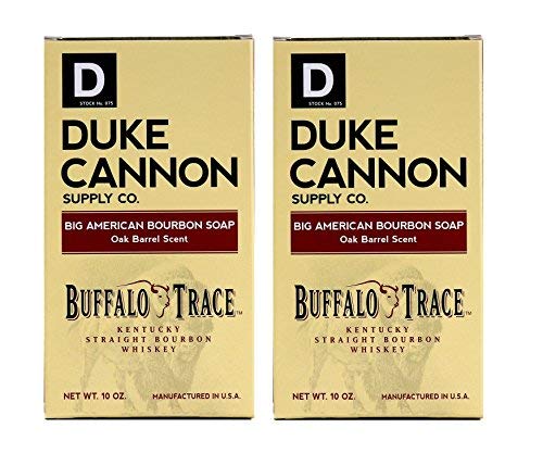 Product Cover Duke Cannon Bourbon Soap for Men, 10oz Buffalo Trace Kentucky Straight Bourbon Whiskey Bar Soap (2 pack)
