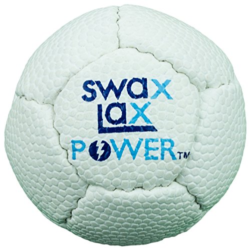 Product Cover SWAX LAX Lacrosse Specialty Balls Including Pro-Grip Tacky Material, Power Weighted 12 Percent Heavier, Mini Smaller/Lighter Ball for Mini Sticks; Less Bounce (Power Weighted Heavier Ball)