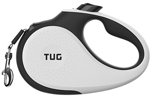 Product Cover TUG Patented 360° Tangle-Free, Heavy Duty Retractable Dog Leash for Up to 110 lb Dogs; 16 ft Strong Nylon Tape/Ribbon; One-Handed Brake, Pause, Lock ...