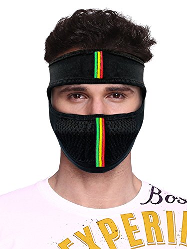 Product Cover Suraj Metals Bike Riding & Cycling Anti Pollution Dust Sun Protecion Half Ninja Face Cover Mask (Black)