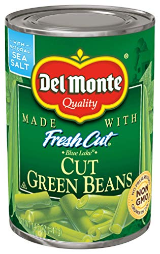 Product Cover Del Monte Canned Fresh Cut Blue Lake Green Beans, 14.5-Ounce Cans (Pack of 12)