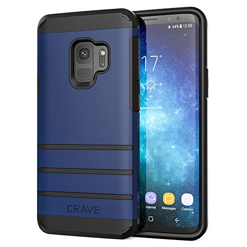 Product Cover S9 Case, Crave Strong Guard Protection Series Case for Samsung Galaxy S9 - Navy