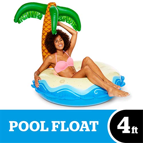 Product Cover BigMouth Inc Giant Inflatable Palm Tree Pool Float, Funny Inflatable Vinyl Summer Pool or Beach Toy, Patch Kit Included