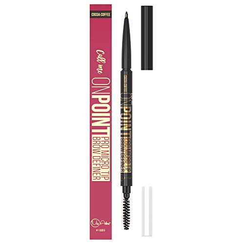 Product Cover Best MICRO TIP Brow Definer Pencil - Waterproof & Smudgeproof ALL DAY WEAR - Cruelty FREE Ultra Fine EXTRA Precision - Retractable Eyebrow Pencil - No Sharpener Needed - Brown (Dark Brown)