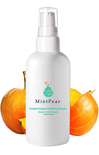 Product Cover FACE MASK | Pumpkin Enzyme Mask | 4OZ By MintPear | Exfoliating Glycolic Acid | Chemical and Enzymatic exfoliating treatment | Exfoliates with Pumpkin Enzyme | Clears with Glycolic Acid |