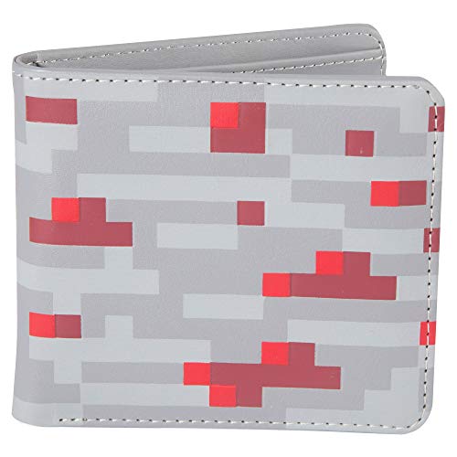 Product Cover JINX Minecraft Redstone Ore Bi-Fold Wallet, Multi-Colored, One Size