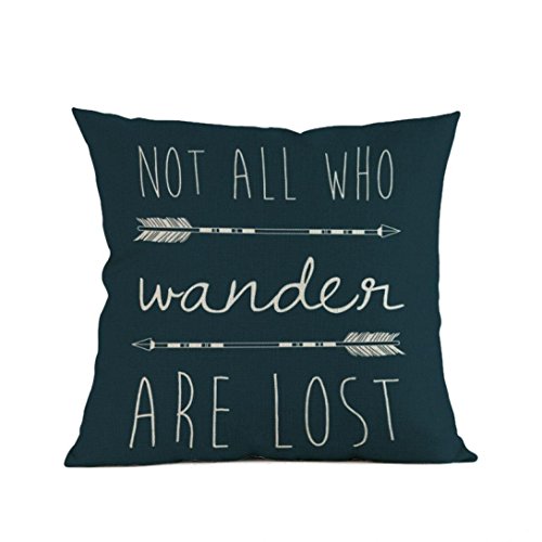 Product Cover Pillow Case, Howstar Arrow Printing Sofa Cushion Cover Home Decoration Pillowcase 45x45 cm (C)